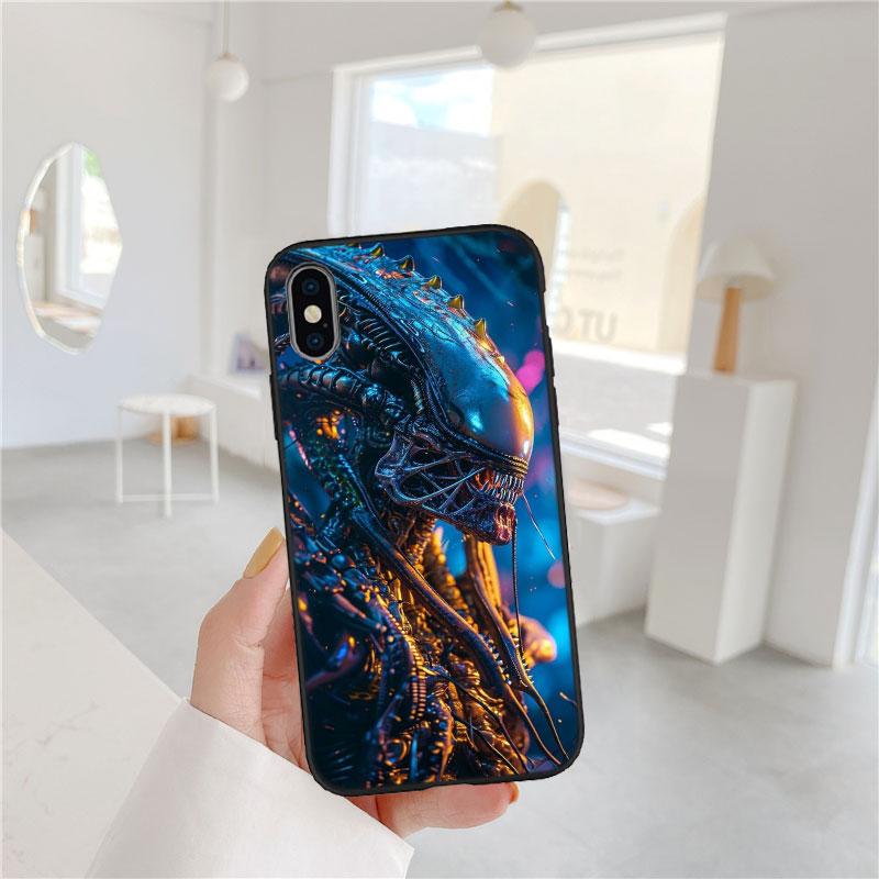 BF6 Aliens vs Predator Xenomorph Soft Shell Phone Case for OPPO A3 Pro A72 A74 A76 A77 A77S A78 A79 A94 A95 A18 A40M A58