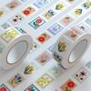 500Pcs  Flower Stamps Roll Sticker Minimalist Art Cartoon Scrapbook Graffiti Cafe Diy Scrapbooking Phone Gifts Decals