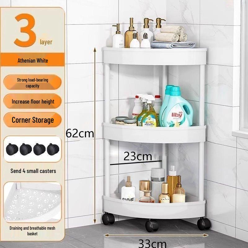 Corner Bathroom Multi-Layer Storage Shelf