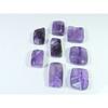 313Cts. Natural Amethyst Druzy Octagon Cabochon Loose Gemstone 08Pcs Lot C-1246