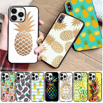 Summer Delicious Fruit Gold Pineapple Phone Cover For Iphone 14pro 11pro 12 13pro Max 5s 6s Xs 7 8plus SE Xr 12mini Coque Cases
