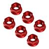 6x Rear Sprocket Nuts M10 x 1 Red For Ducati 1098 1098S 1098R 1198 S 2007-2011