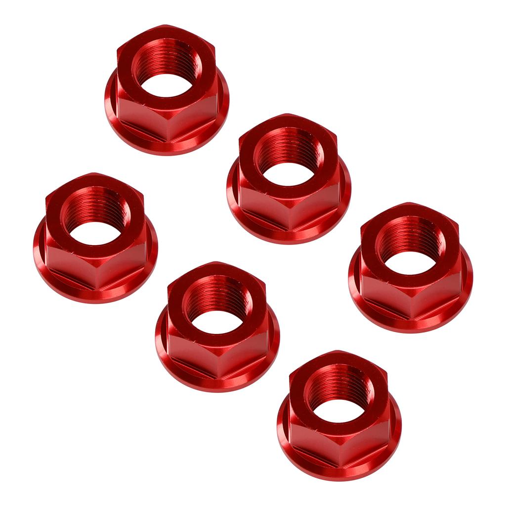 6x Rear Sprocket Nuts M10 x 1 Red For Ducati 1098 1098S 1098R 1198 S 2007-2011