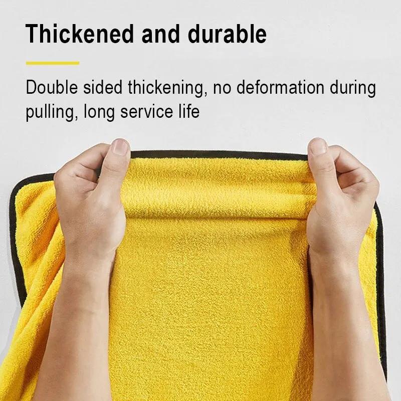 1/3/5Pcs Microfiber Cleaning Towel Car Clean Cloths Professional Detailing Auto Drying Towel Home Wash Towels Accessories