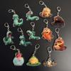 3D Printed Cute Green Lizard TOM Ornament Creative Desktop Decoration Acrylic Keychain Bags Pendent Anime Movie Merchandise Gift