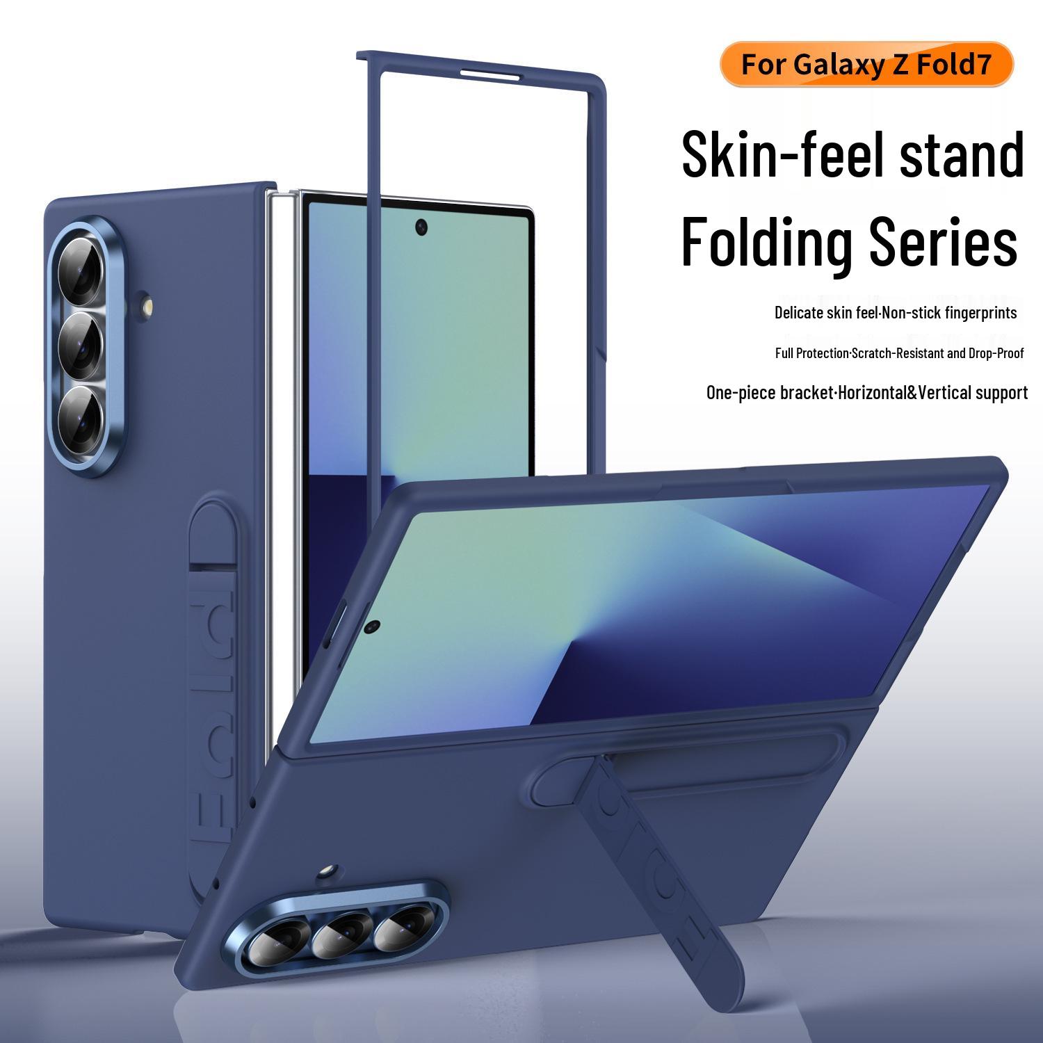 Samsung Z Fold7 Minimalist Case: Lone Star Stand & Film for Z Fold6/7 Z Fold7