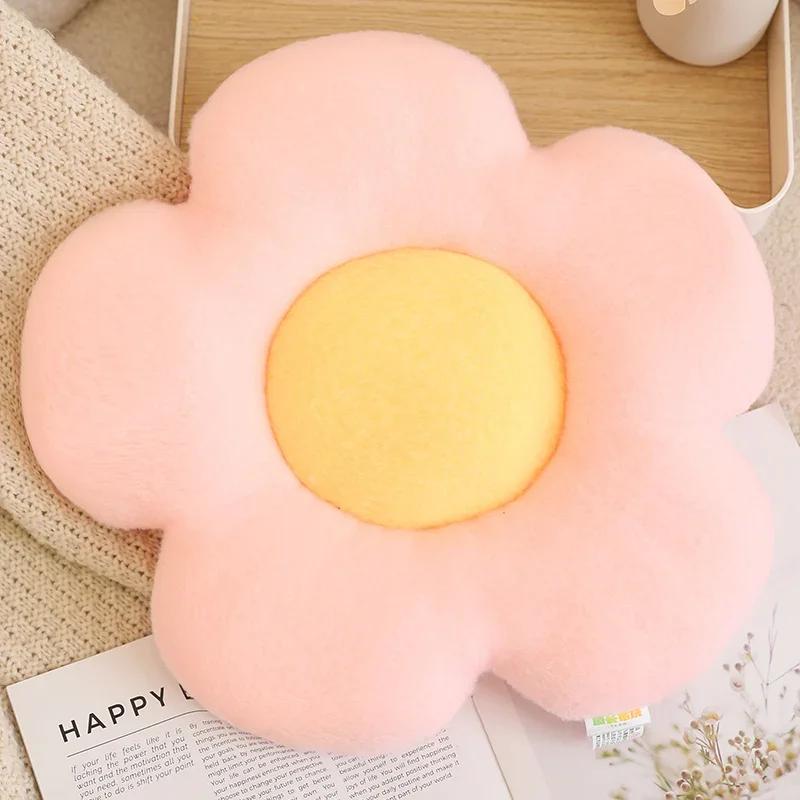 Natural Plush Pillow Stuffed Soft Shooting Star Heart Flower Rainbow Cloud Moon Crown Decor Sofa Chair Cushion Kids Gift