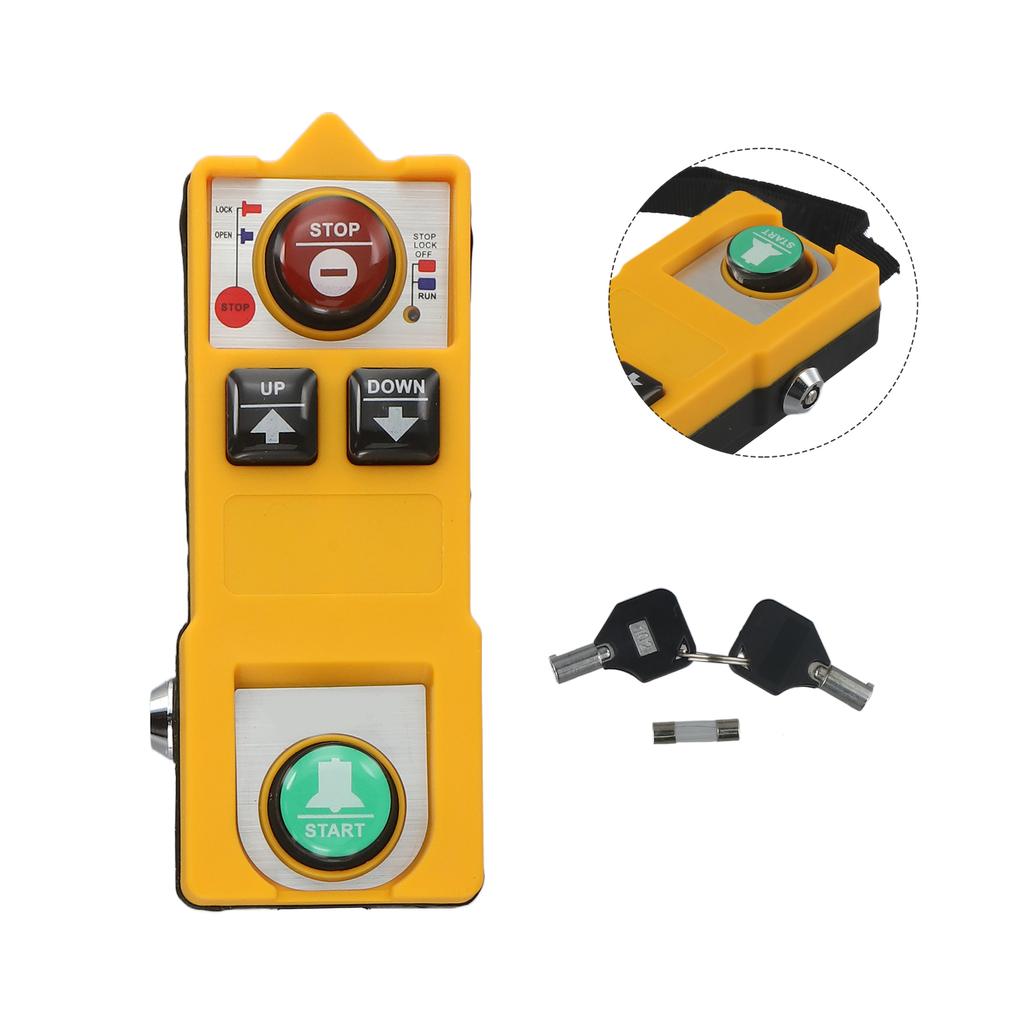 Anti-interference Industrial Use Crane Remote Control Conveyor Remote Control Waterproof 800MHz Transmission AC220V