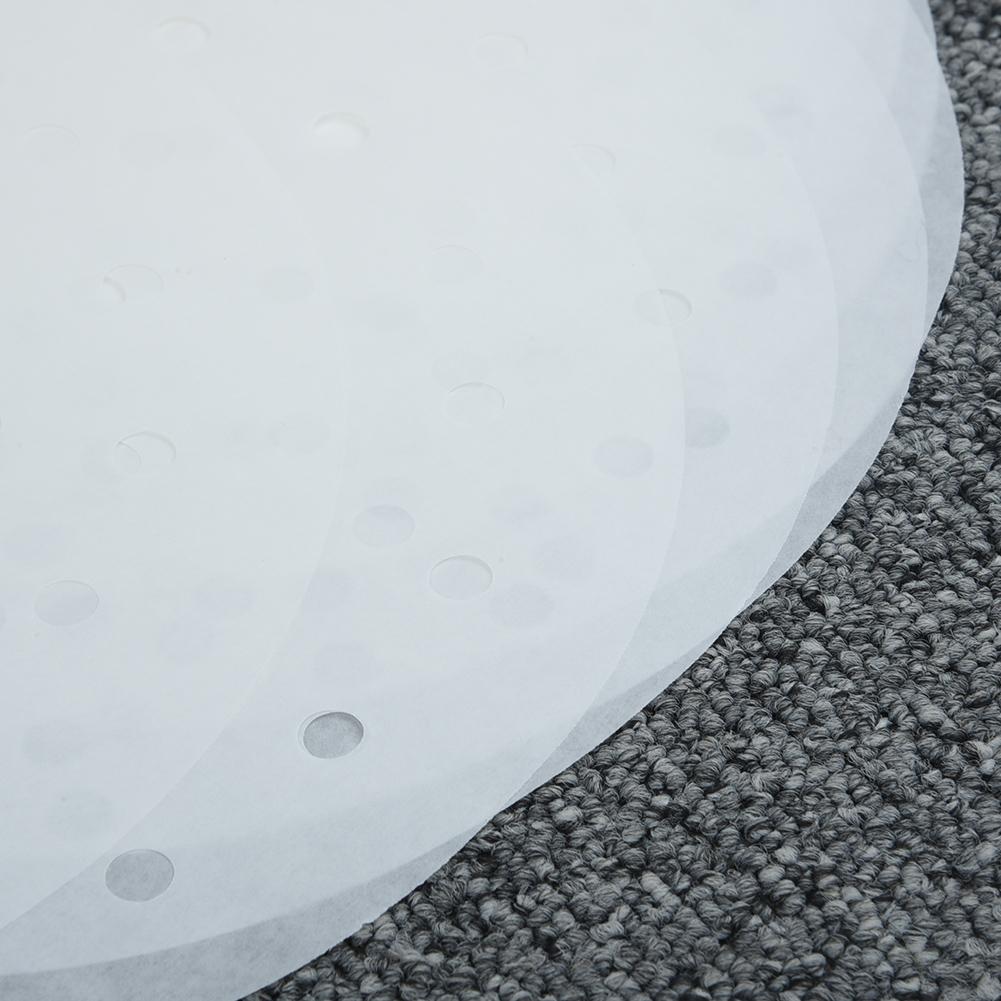 100x Round Non-Stick Disposable Steamer Paper For Air Fryer Steaming Basket