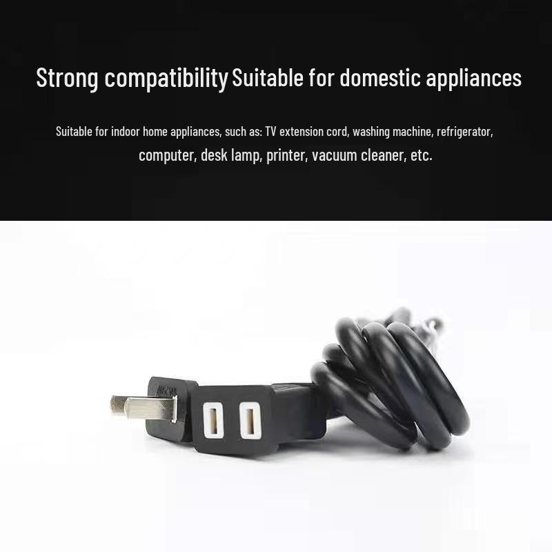 High-Power Industrial Extension Cord with Copper Core for Electric Vehicle Charging