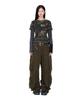 AAKAM Knee Pin-Tuck Double Pocket Cargo Pants (Khaki)