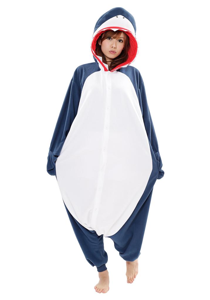 SAZAC Fleece Kigurumi Shark