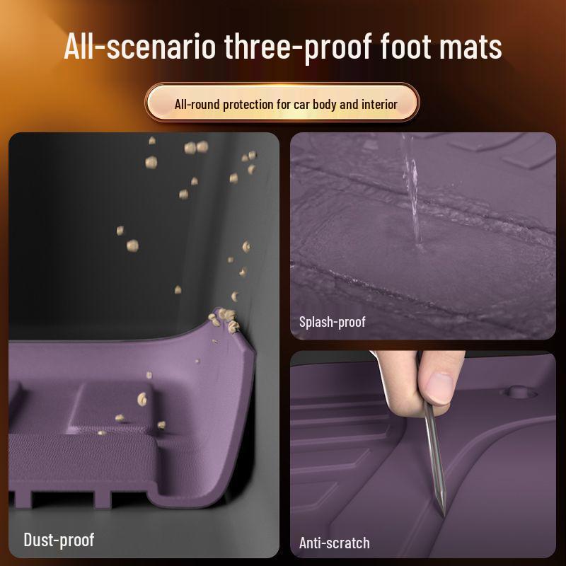 Voyah FREE+ Trunk Mat: TPE Wear-Resistant Protection for 2025 Model Car Interiors.