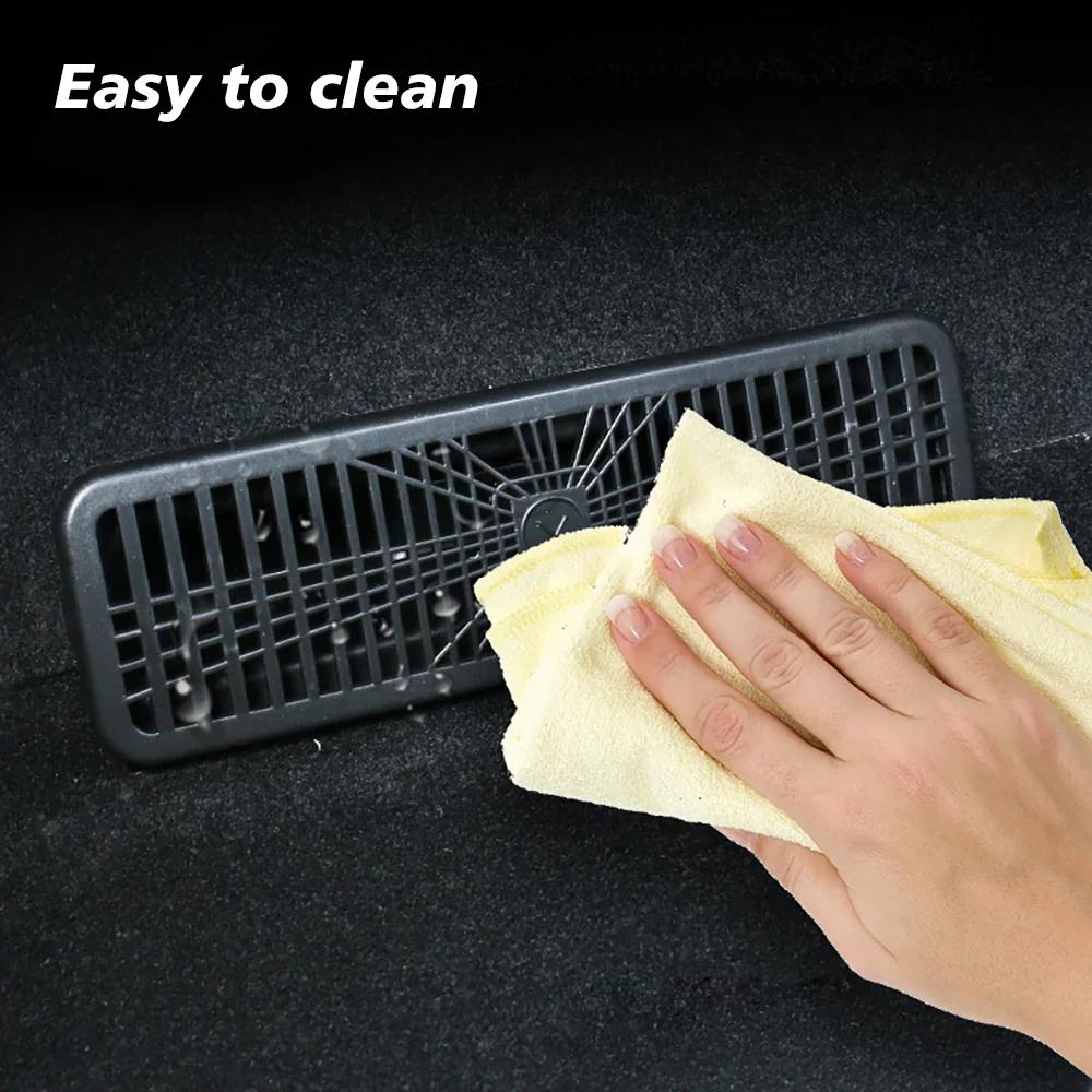 For Tesla Model Y Juniper 2025 Under Seat Rear Air Vent Protect Cover Anti-block Backseat Outlet Grille Protection Accessories
