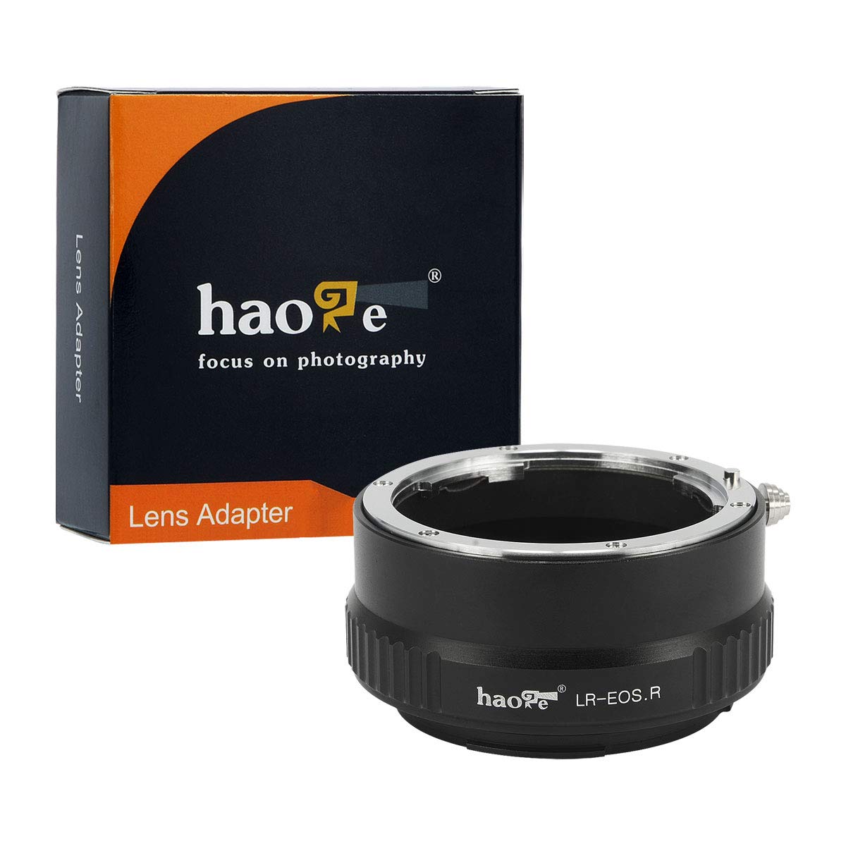 

Haoge Manual Lens Mount Adapter for Leica R LR Lens to Canon RF Mount Cameras such as Canon EOS R