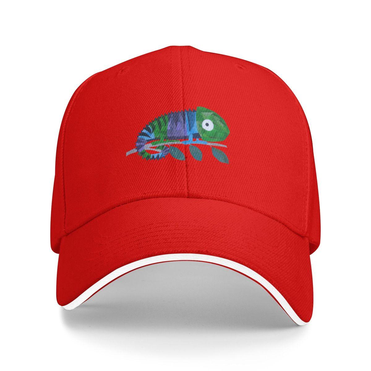 Mosaic Chameleon Baseball Cap fun hats tactical cap Caps Unisex Womens