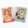 Romantic Lenormand Oracle Cards 37Pcs Deck English Vision Art Nouveau Floral Motifs for Party Board Playing Games