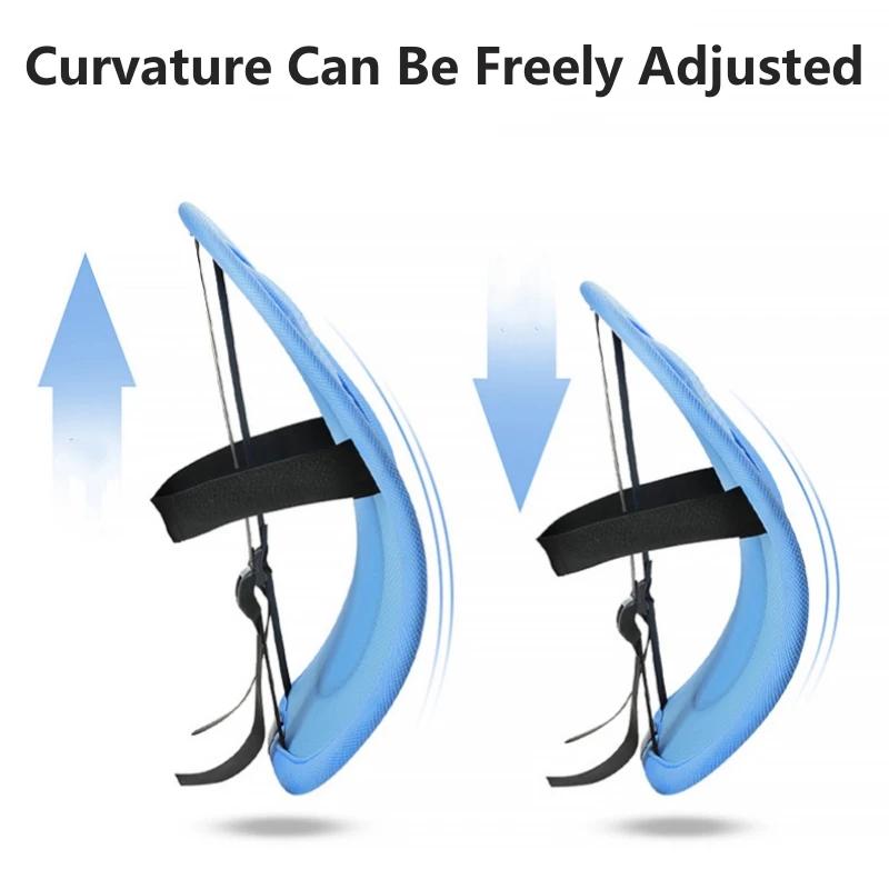 Breathable Car Honeycomb Gel Seat Cushion Back Cushion Lumbar Back Brace Car Seat Chair Cushion Massage Back Pad Support