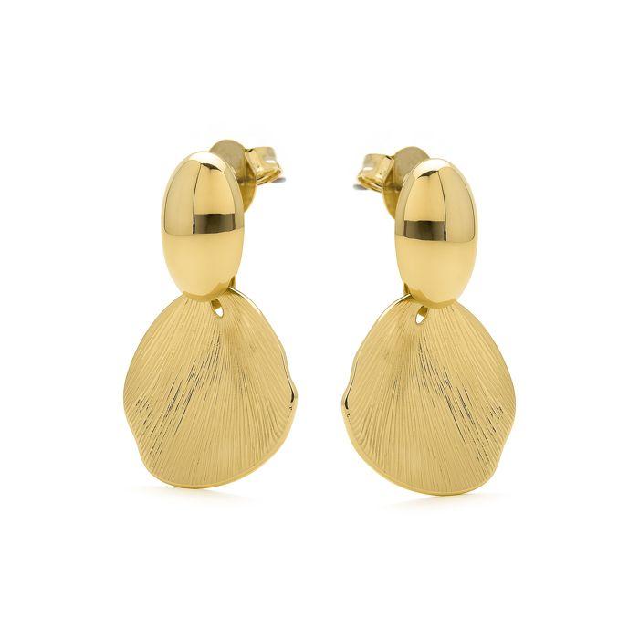 Boucles d'oreilles - LUXENTER - Bohemian Garden - Plaqué or 18k - Arbre de vie - Long. 33 mm
