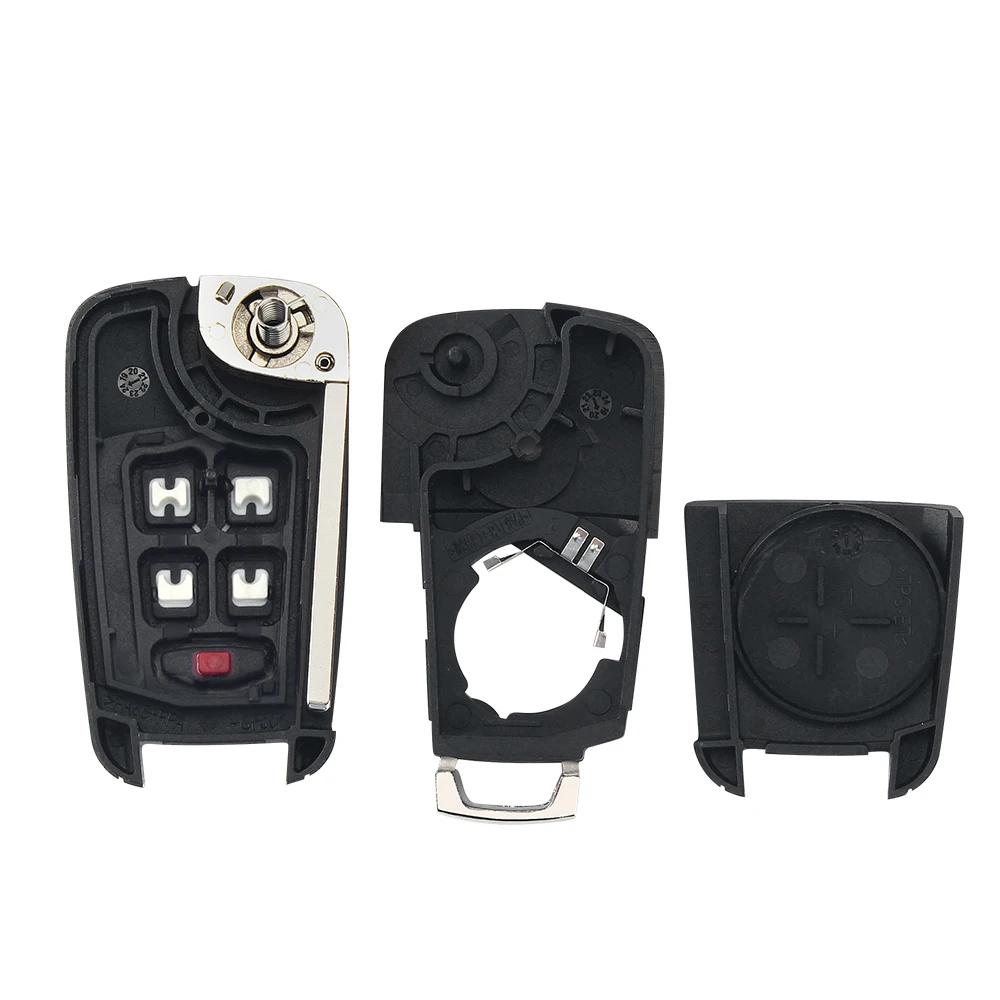 S Flip Folding Remote Car Key Shell For Chevrolet Cruze Epica Lova Camaro Impala For Opel Fob Hu100 Replacement Case