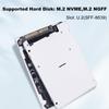 M.2 SSD To U.2 Adapter Card M.2 NVME SSD To U.2 SFF-8639 Adapter 32Gbps Hard Disk Adapter Card PC-E3.0X4 for Desktop Computer