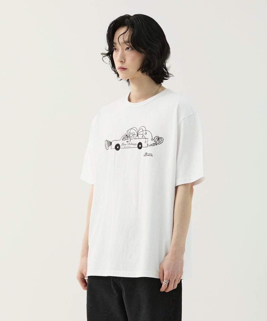 Mimdeowodeulobeu Burureu X Mimthe Love Delivery T-Shirt_White