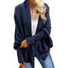 Women's Knitted Shawl Sweater Bat Sleeve Large Size Knitted Cardigan Sweater Coat