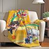 Anime L-link Click Cool Blanket Warm And Soft Suitable For Bedroom Living Room Sofa Bed Office Travel Camping
