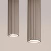 Carbon 2 taupe pendant lamp