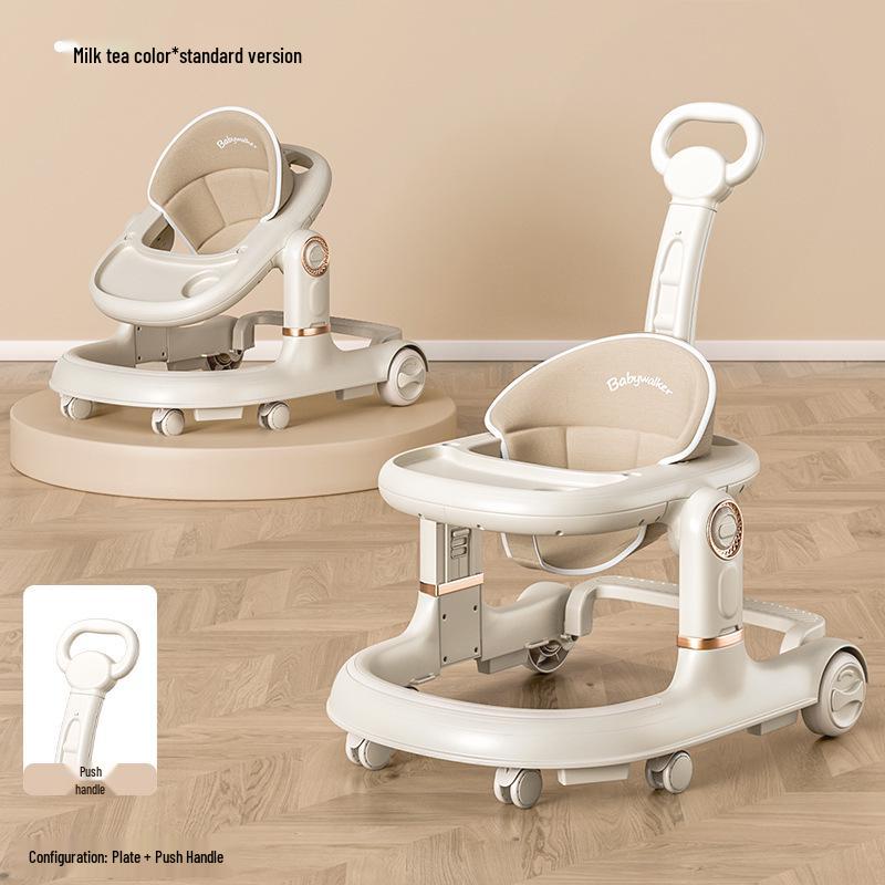 Lightweight, Anti-Rollover, Multifunctional Baby Walker for Safe Walking