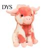 Soft Stuffed Animal Toy Highland Cow Toy, Plush Scottish Cattle Doll, Holiday Gift for Children Cute Farm Doll Present Adults Kids Boys Girls Washable