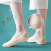 Ice Silk & Cotton Mesh Non-Slip No-Show Women's Socks