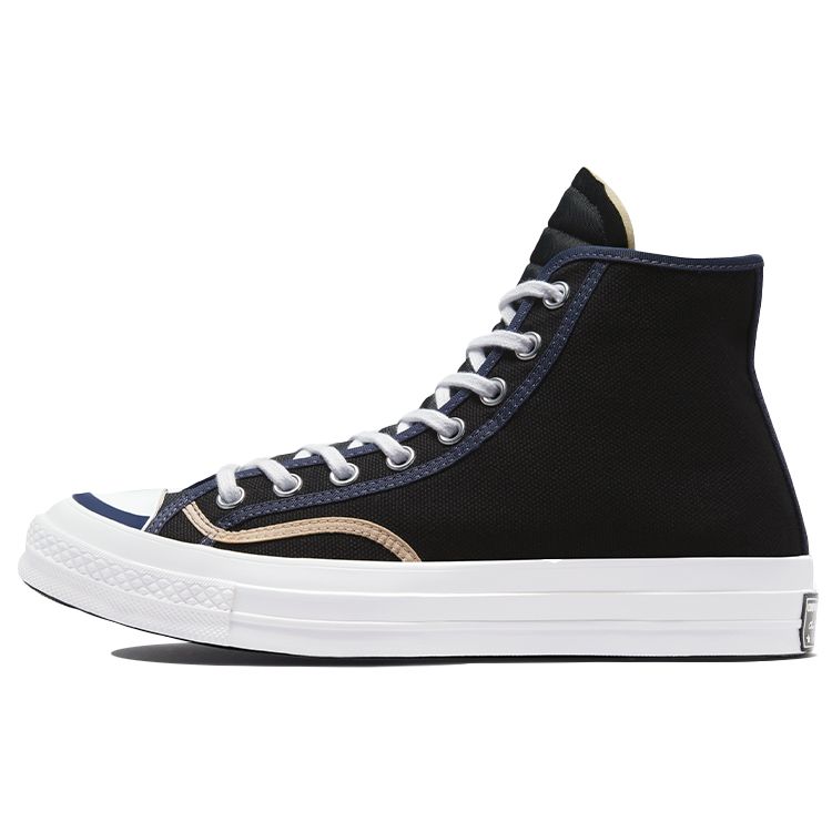 Converse 1970s Chuck Taylor All Star Classic Versatile High-Top Canvas Shoes Unisex Sneakers Carbon-Black 171409C