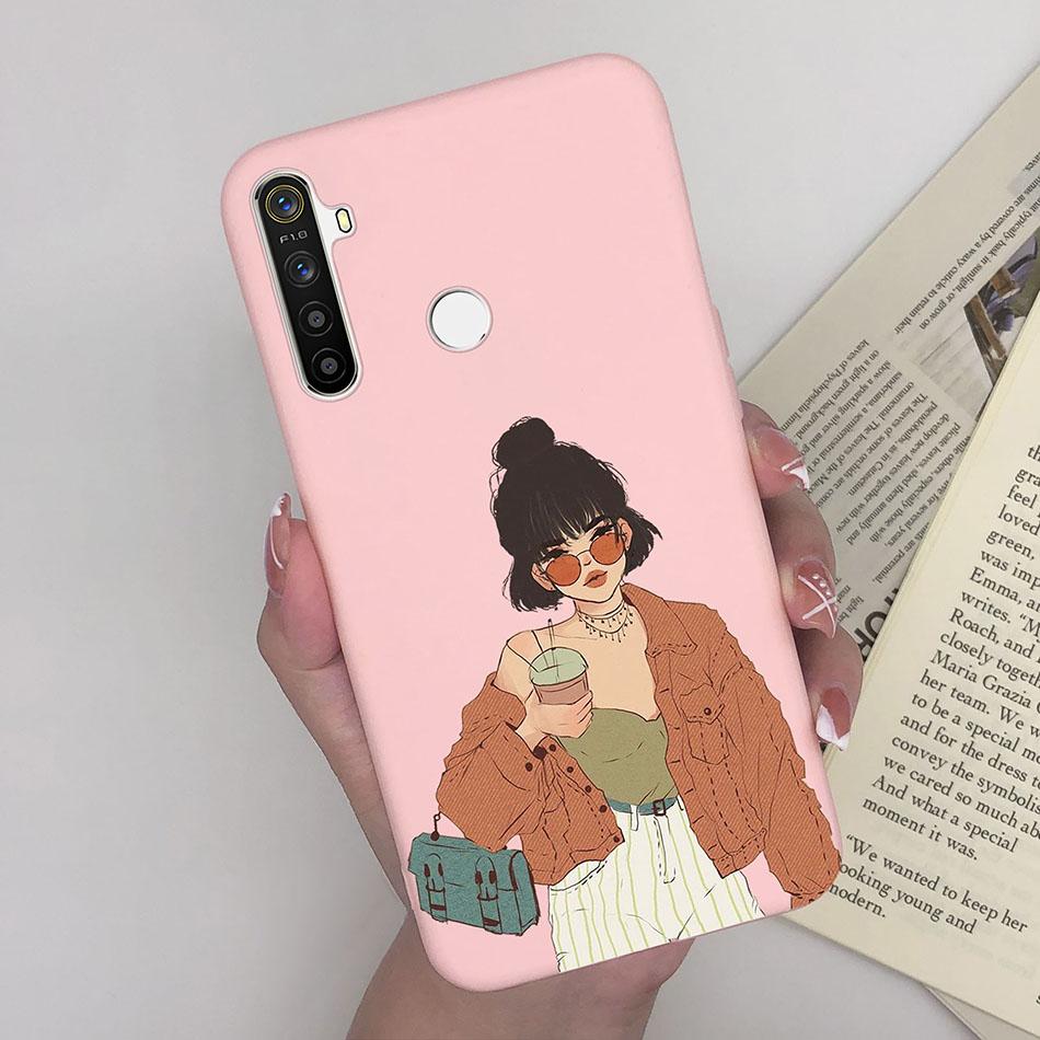 For Oppo Realme 5 Pro Oppo Realme 5 5i 5s C3 6i Realme5 5 Pro Realme6i Phone Cases Cute Soft Matte Bumper Back Cover Funda Coque