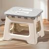 1pc Portable Folding Stool, Lightweight and Sturdy Step Stool with Handles and Non-Slip Function, Suitable for Outdoor Camping