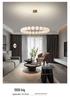 Italian Cream Minimalist LED Pendant Lamp for Living Room and Stairwell