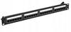 Patch panel Lanberg 24 port 1U kat.6A czarny