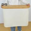 Toilet Paper Storage Basket Organizer with Lid Dustproof Large Capacity Bathroom Toilet Paper Storage Organizer Free Standing Holder