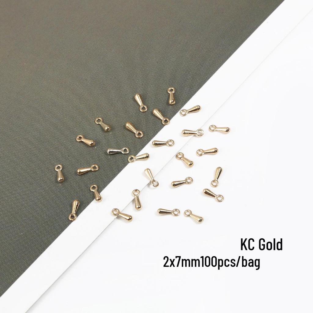 Alloy Teardrop Pendant Chain for DIY Jewelry and Accessories