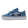 Vans Slip Resistant Durable Low Top Kids Skate Shoes Blue Kids Sneaker VN0A38HDNWD