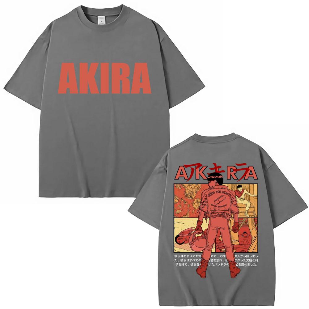 Japanese Anime Neo Tokyo Akira Vintage Tshirts Unisexga Movie Science Fiction Shotaro Kaneda T Shirt Loose Cotton Summer T Shirts