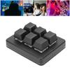 USB Wired 6 Key Keyboard Customize NaMacro Programmable 6 Key Mechanical Keypad for PC Video Game