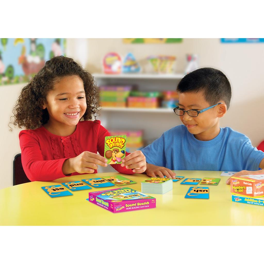 Trend English Vocabulary Card Game Match 2 Cards To Make Words Trend Sound Hounds Learning Game T-76302