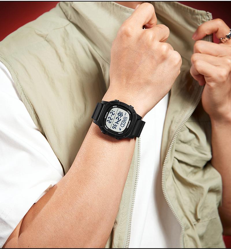 Sanda 9078: Luminous Waterproof Sports Watch for Teens and Adults with Alarm Feature