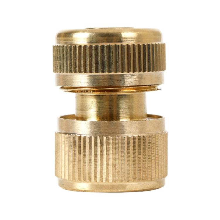 Reliable Brass Garden Hose Quick Release Connectors (2 Pairs) Smooth and Effortless
