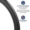 Set of 2 700 38c 700 38c Bicycle Tires Tubes with 48mm Schrader Valves Rim Tape Tire Tires, 40-622 + 700x35/43c + + Lever, Y-1134