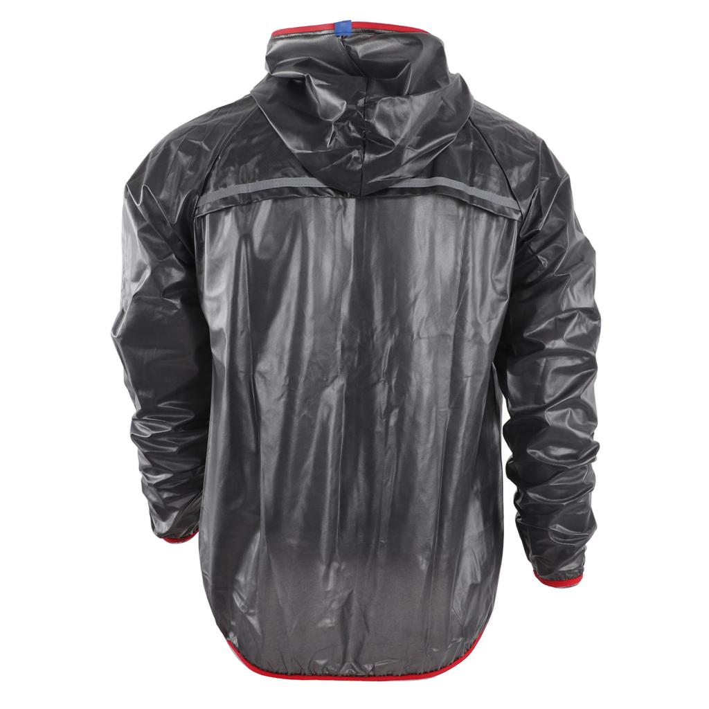 Waterproof Rain Jacket Rain Over Coat with Reflective Belt for Labor Outdoor Working Cycling SportsXL