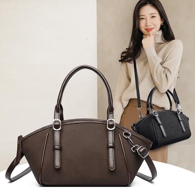 Große Tasche - Modische Handtasche für Damen, Schlichte Crossbody-Tasche mit Schultergurt und Unterarmgurt