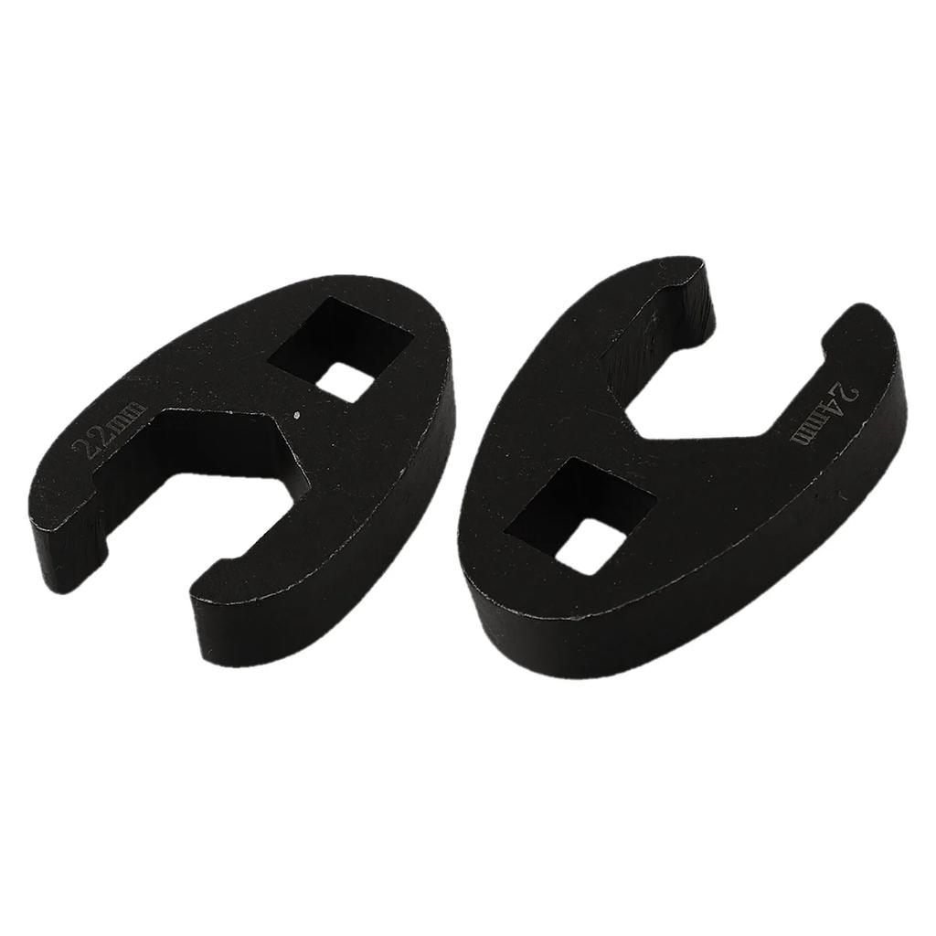 Crowfoot Wrench Set Metric Crow Foot Wrench Drop Forged Heat-treated Steel Industrial-grade 19mm To 24mm For 1 2-inch Drive