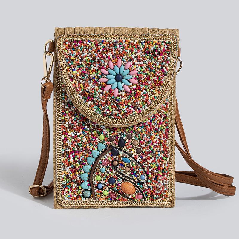 Boho Woven Crossbody Bag